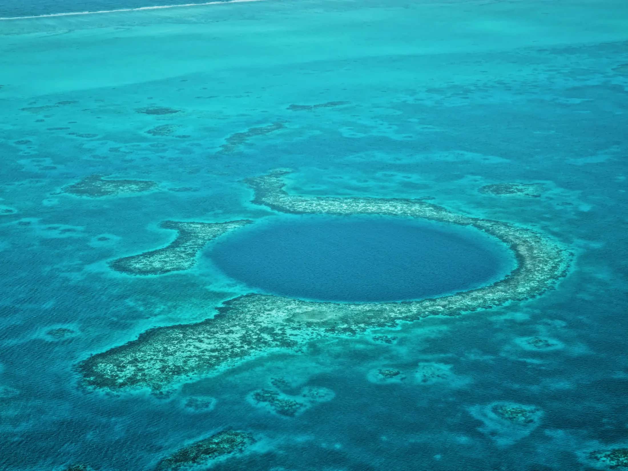 Great Blue Hole in Belize